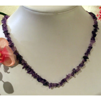 améthyste collier