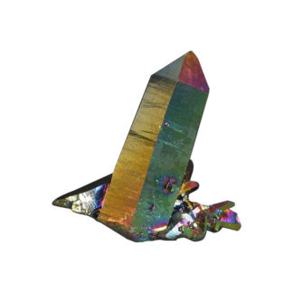 Quartz aura titane