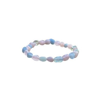 Bracelet béryls grains