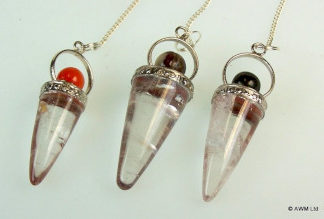 pendule Cone Cristal de roche
